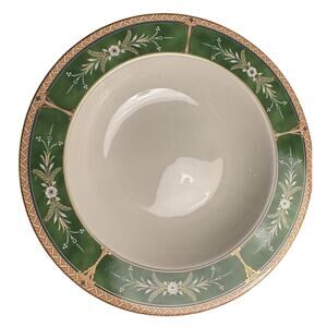 Mikasa Park Rose Jade (L3219) pattern rare round vegetable bowl serving bowl